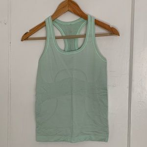 Lululemon Athletica Swiftly Racerback Tank, Mint Green, Size 4